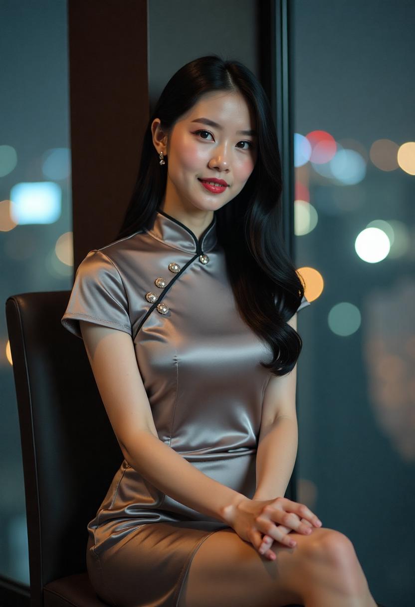 纸月亮竖版海报